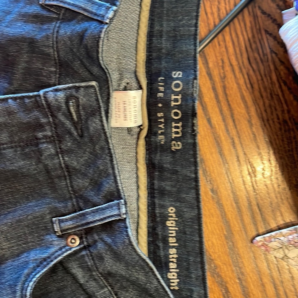 Jeans, like new. Worn once if at all